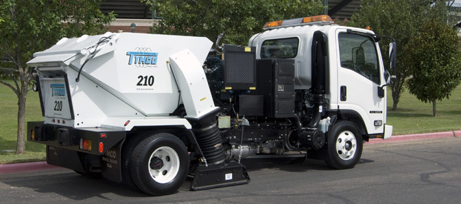 power sweeping, street sweeping, parking lot cleaning